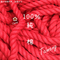 粗棉繩 10mm 7mm 紅色