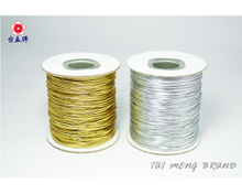 彈性 金蔥 銀蔥 圓鬆緊帶 1.2mm 1.5mm